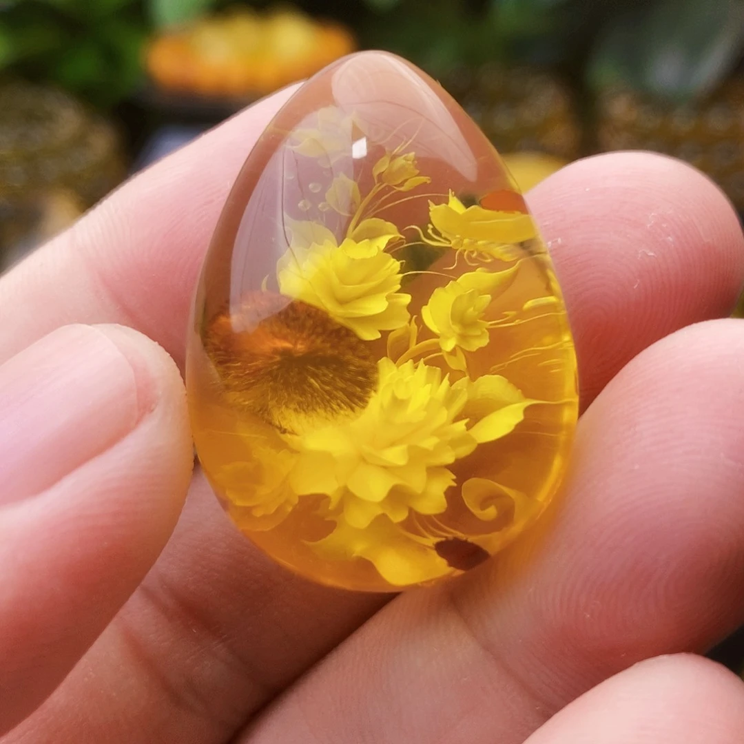 【闪购商品】金珀吊坠(不含链)未镶嵌