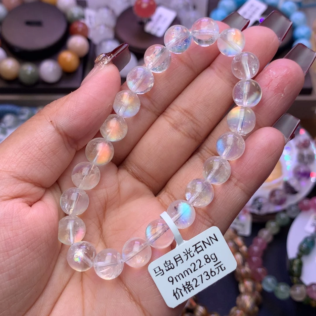 月光石手链未镶嵌倩*手链