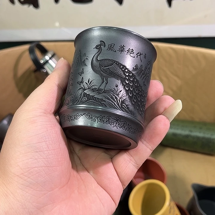 茶杯紫砂全手工紫砂主人杯