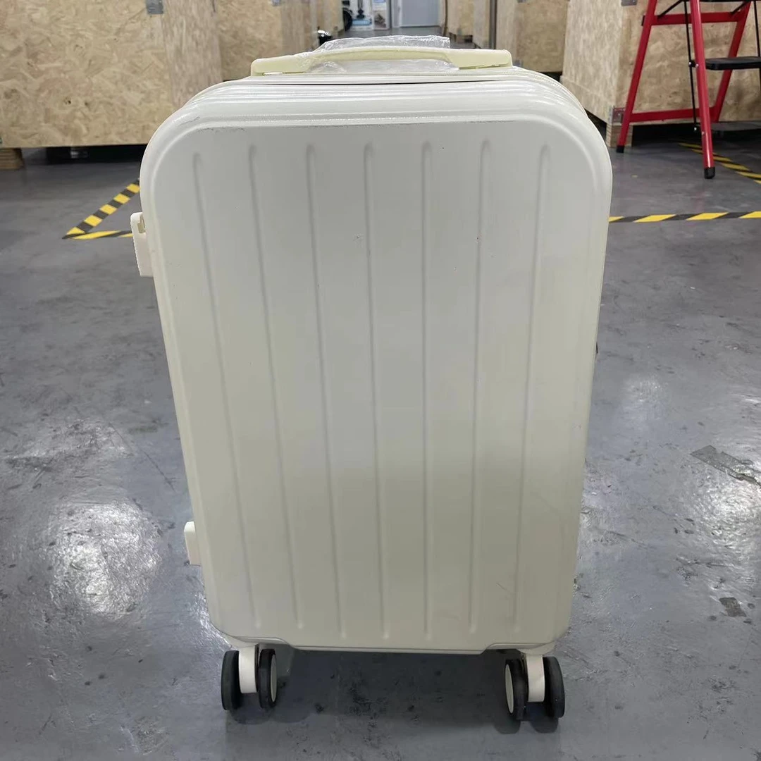 大容量白色收纳拉杆行李箱