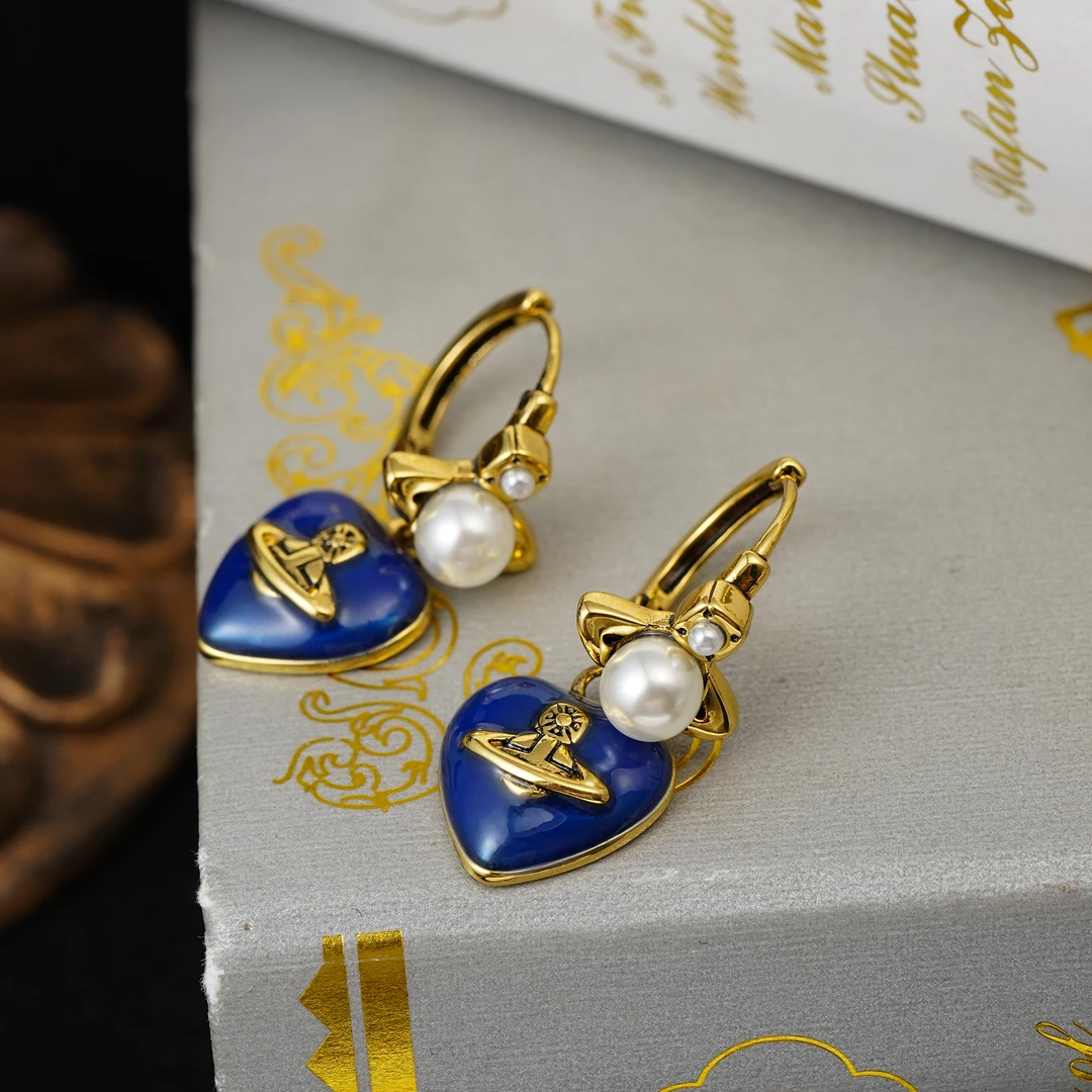 铜合金耳饰 【3730】LeLe 耳钉 土星时尚轻奢百搭气质