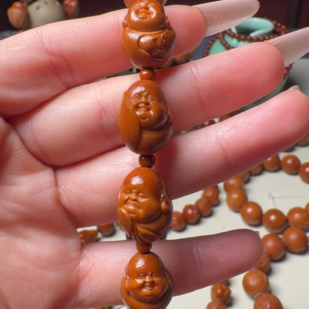 橄榄核手串/手链手工弥勒