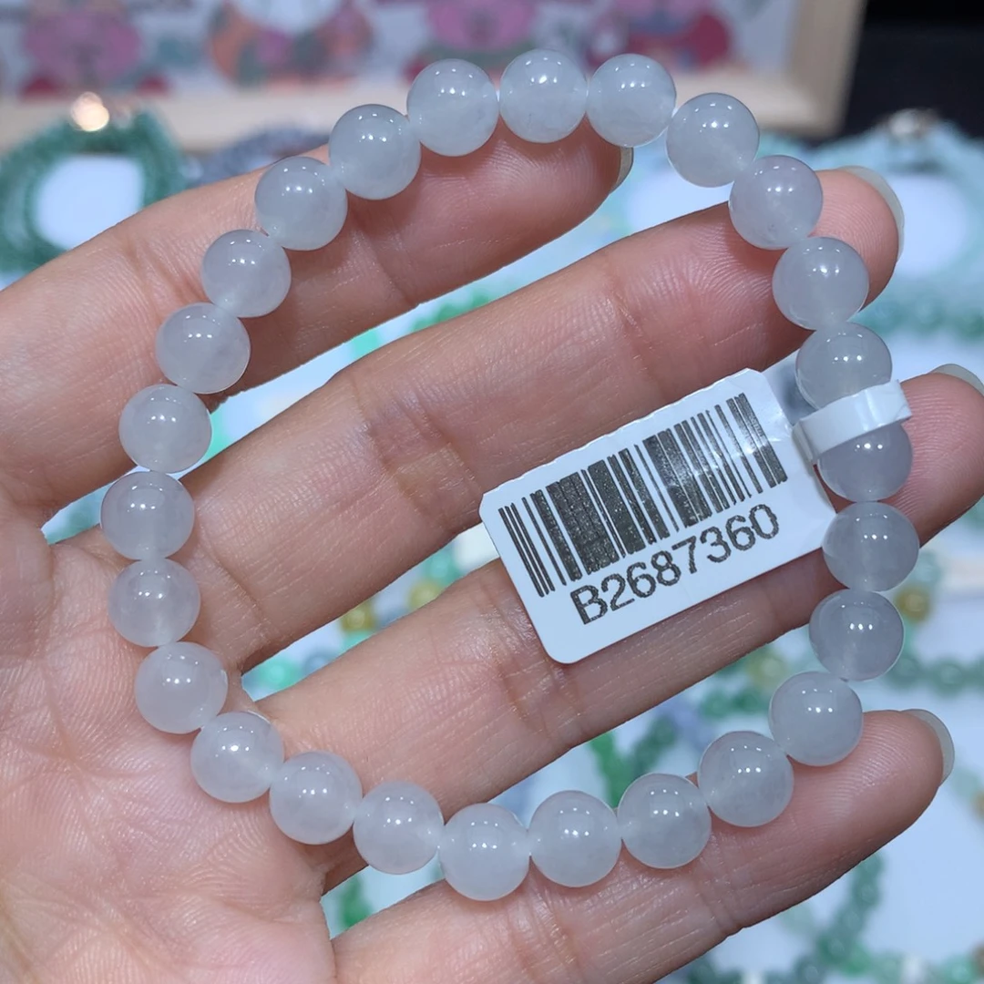 翡翠未镶嵌手链天然