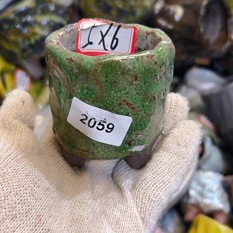 粗陶花盆手工花盆制作就这样