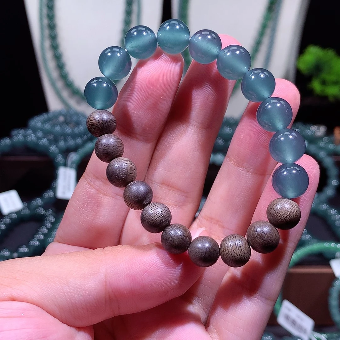 翡翠未镶嵌手链天然a货翡翠手串9.8