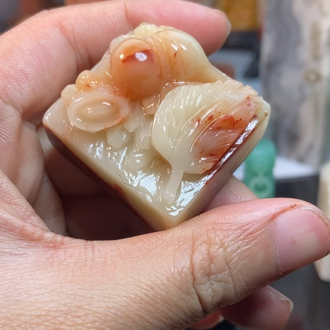 印石寿山石芙蓉石/福禄寿