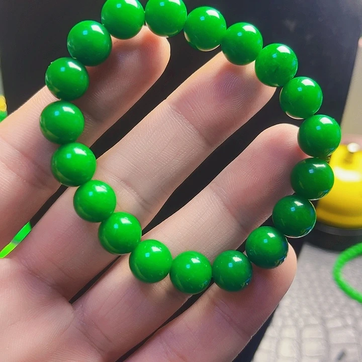 翡翠未镶嵌颈饰手串