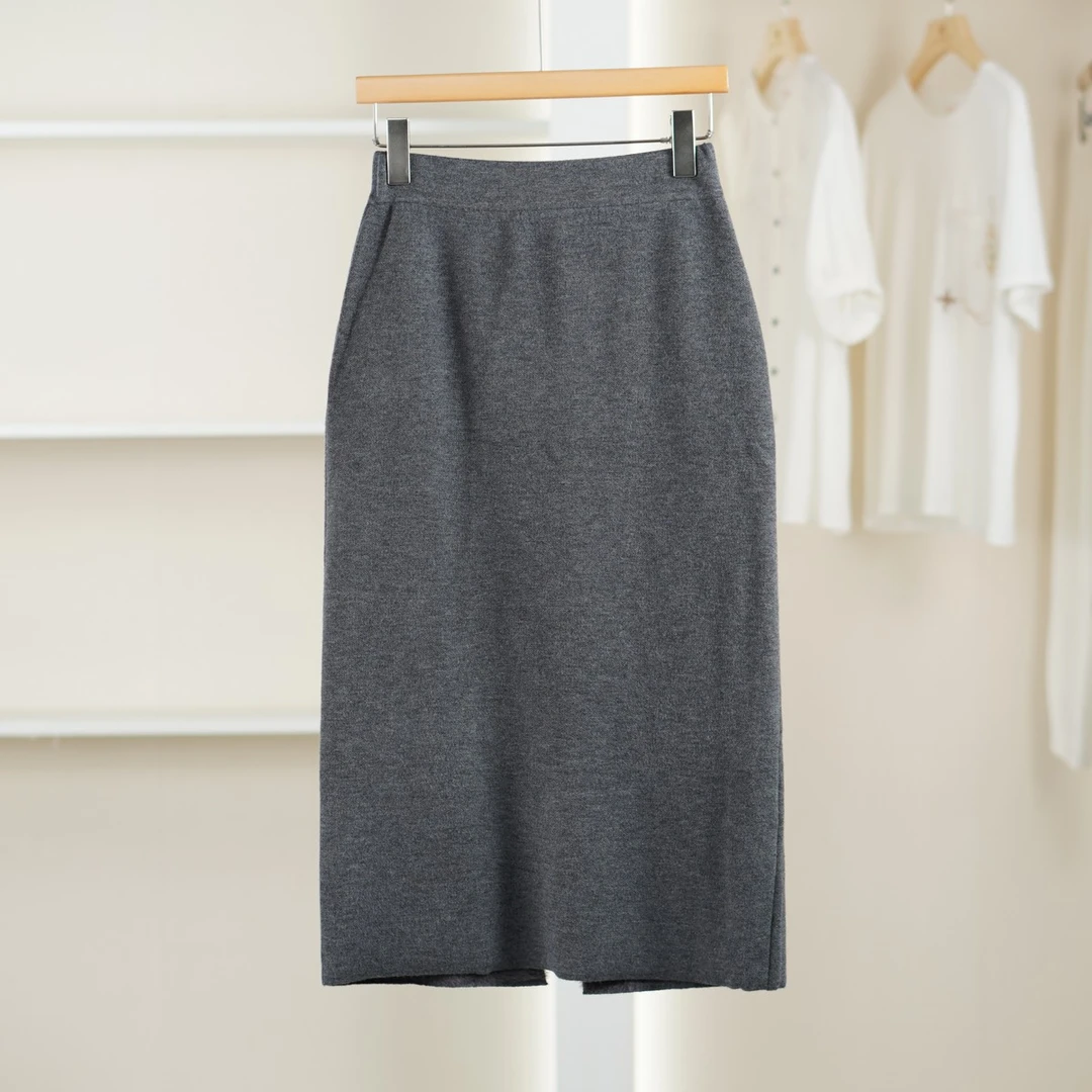 麦迪尚品【达】51213139 高级感气质针织半裙春秋女装品牌折扣