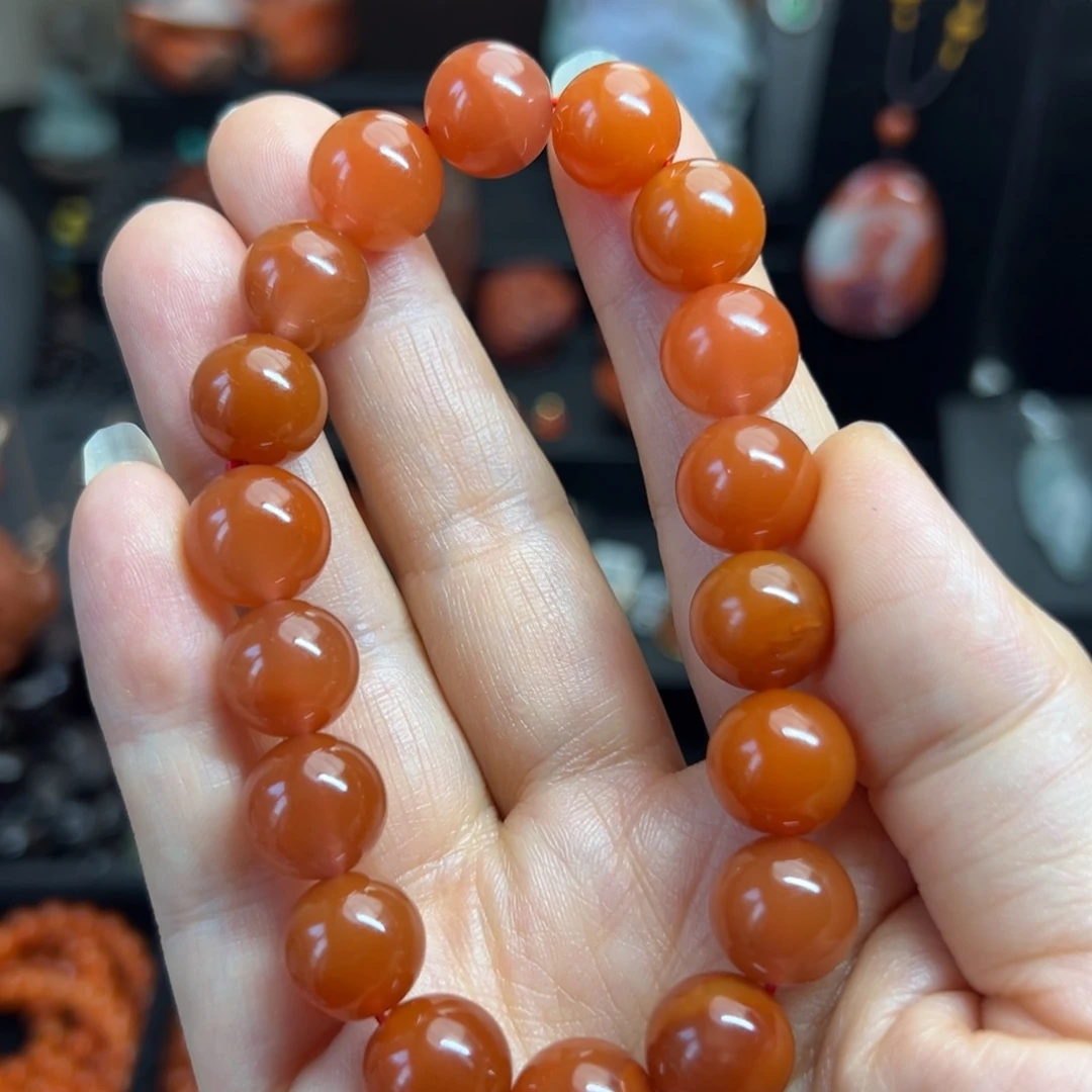 手串未镶嵌南红玛瑙