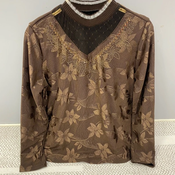 3896-1#新款女装时尚加绒上衣