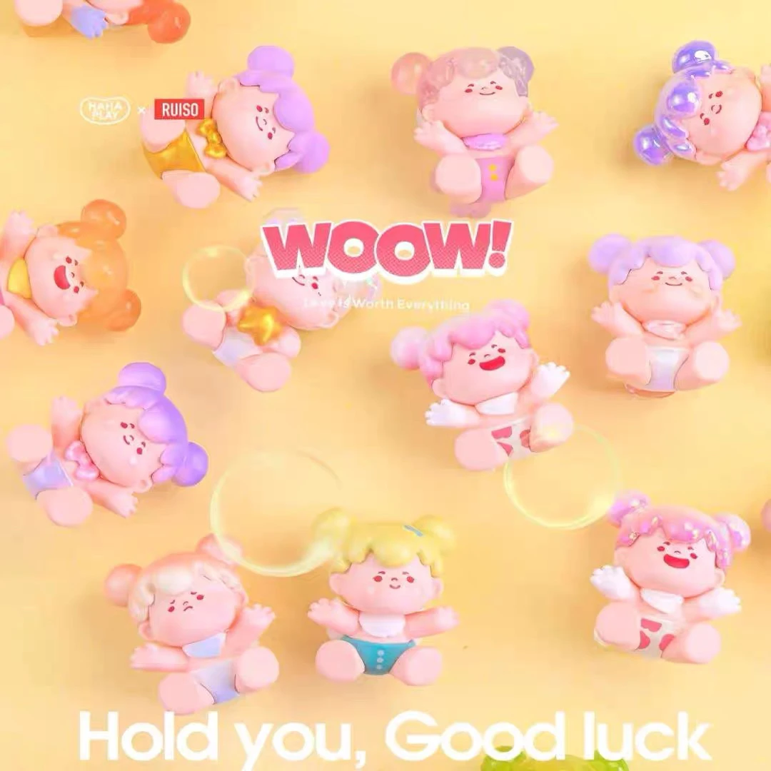 新品Woow拥抱你的小确幸萌粒盲袋盲盒潮玩摆件可爱玩具手办