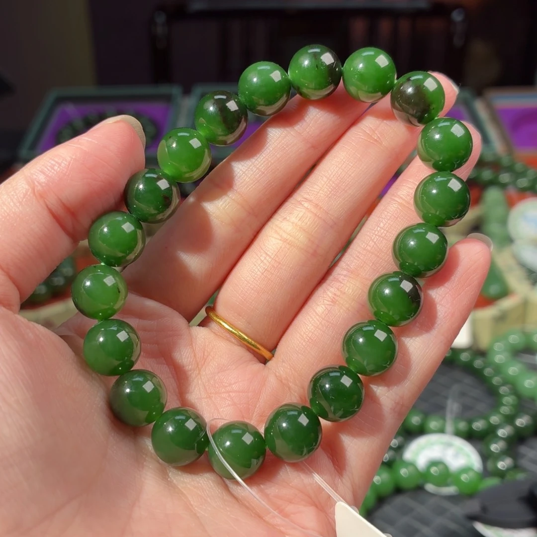 和田玉（碧玉）未镶嵌手串