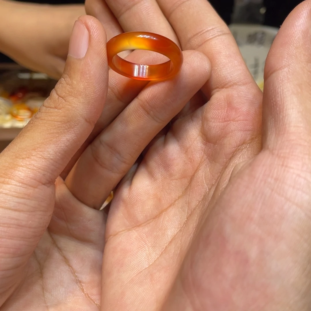 玛瑙/玉髓未镶嵌戒指253号港22 默认瑕疵