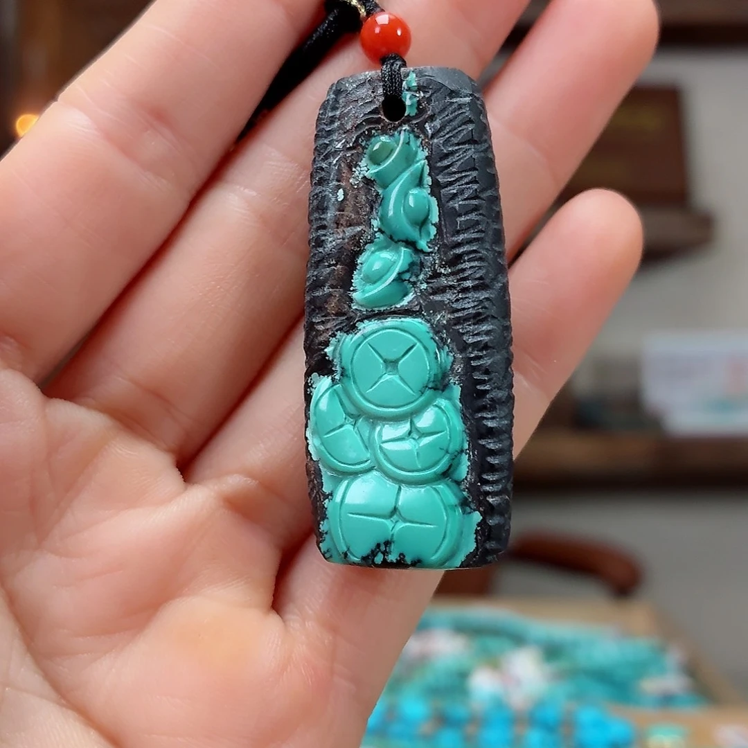 未镶嵌绿松石珠宝奇石