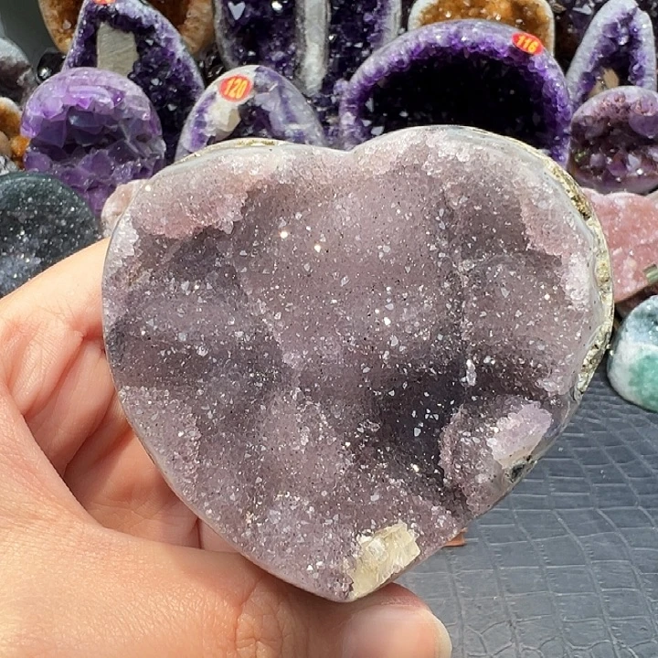 紫晶未镶嵌珠宝半成品