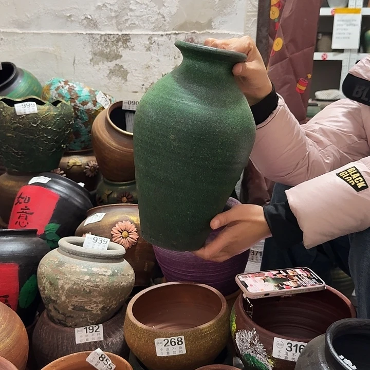 绿色美人瓶100高度30外口10