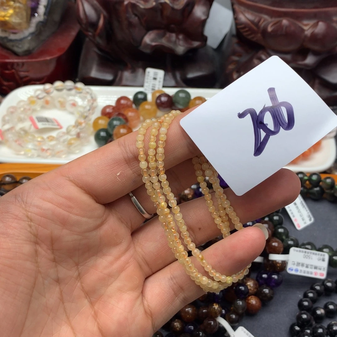 水晶手链未镶嵌天然