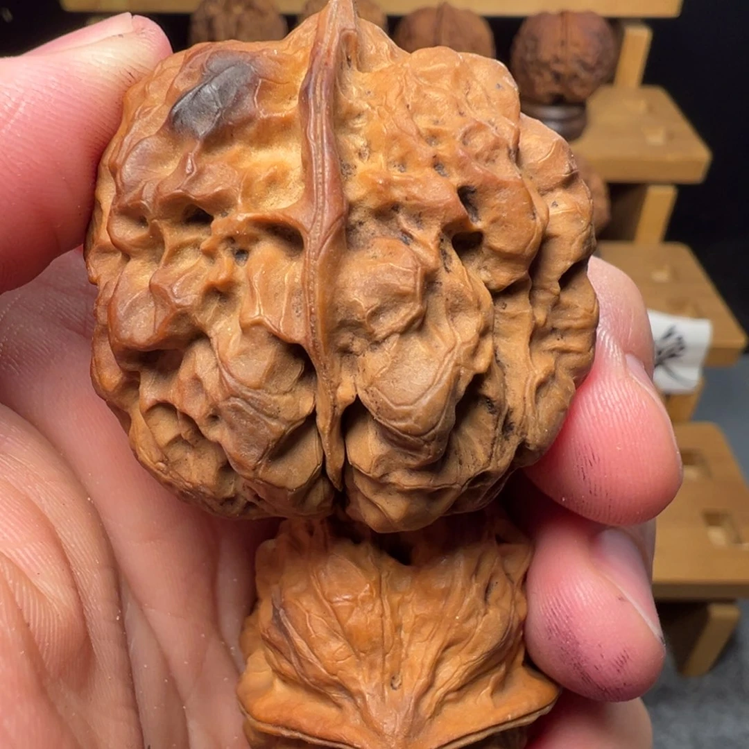 文玩核桃吊坠上古蛤蟆头41mm