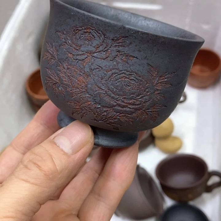 茶杯紫砂紫砂紫砂中紫砂