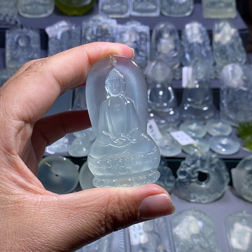 【闪购商品】岫玉未镶嵌颈饰m***大日如来