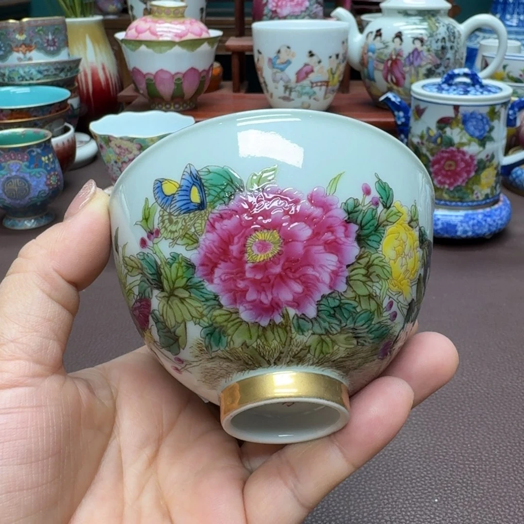 瓷片景德镇仿古手工制作精品展示