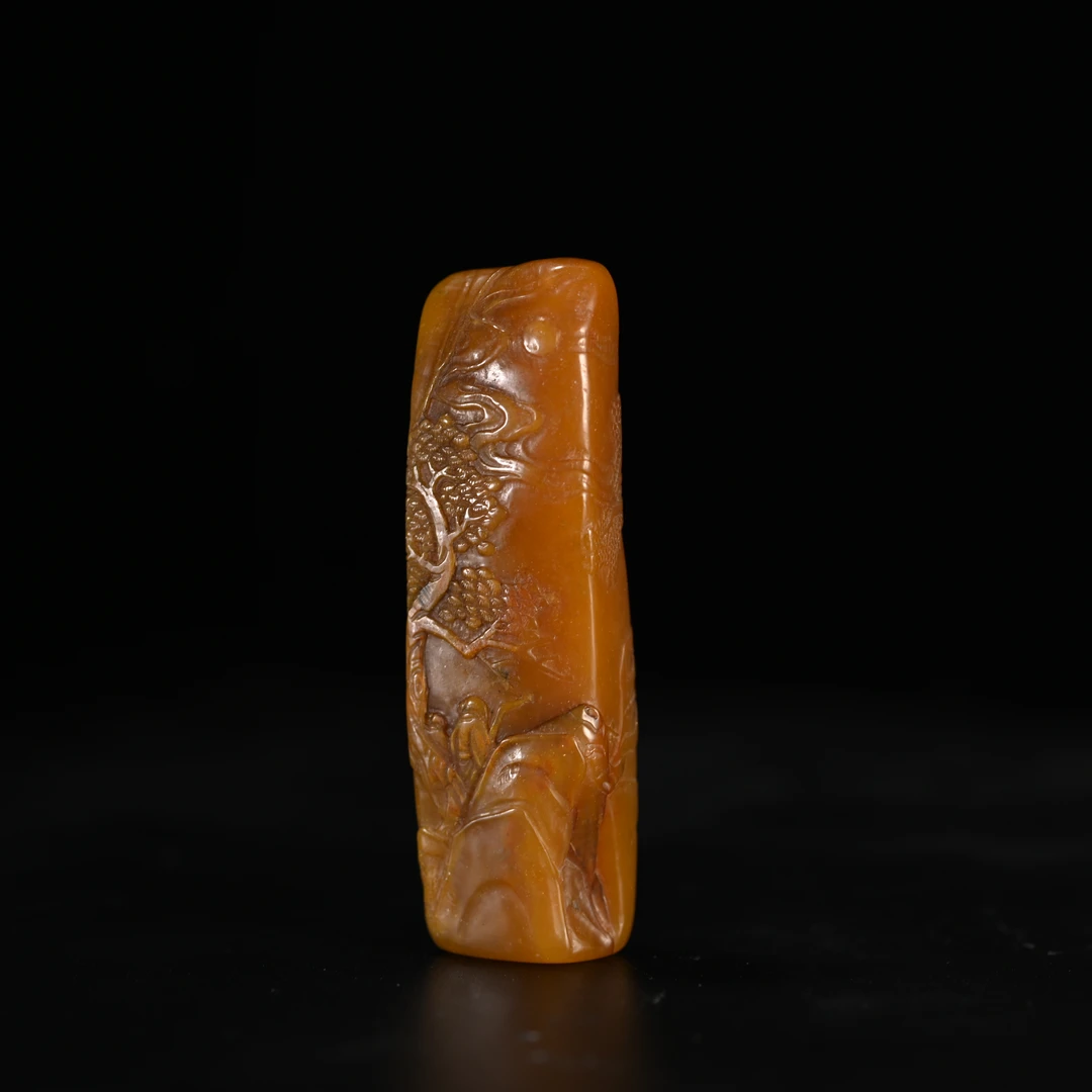 LOT8859 田黄山水人物摆件 林棋俤/保利