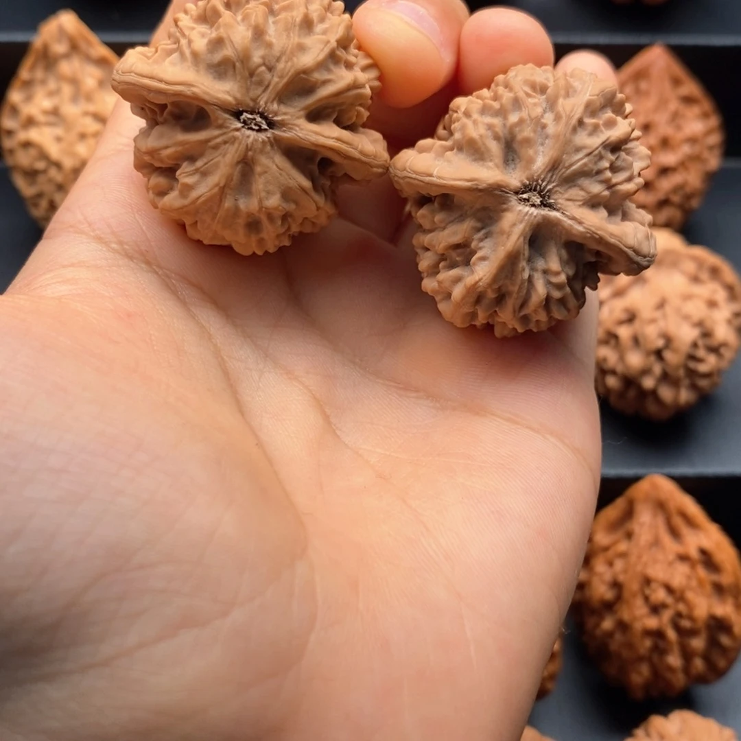 把件文玩核桃～***夢秦岭文玩核桃