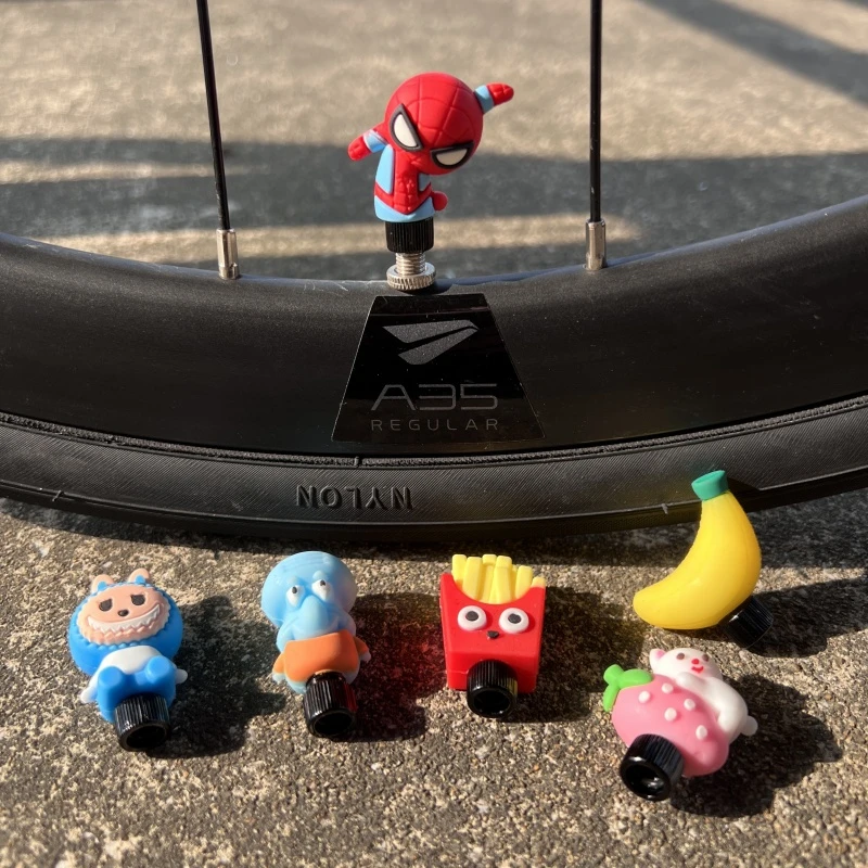 蜘蛛侠公路车气嘴帽汽车轮胎帽法嘴汽帽自行车气门气门芯帽钢铁侠