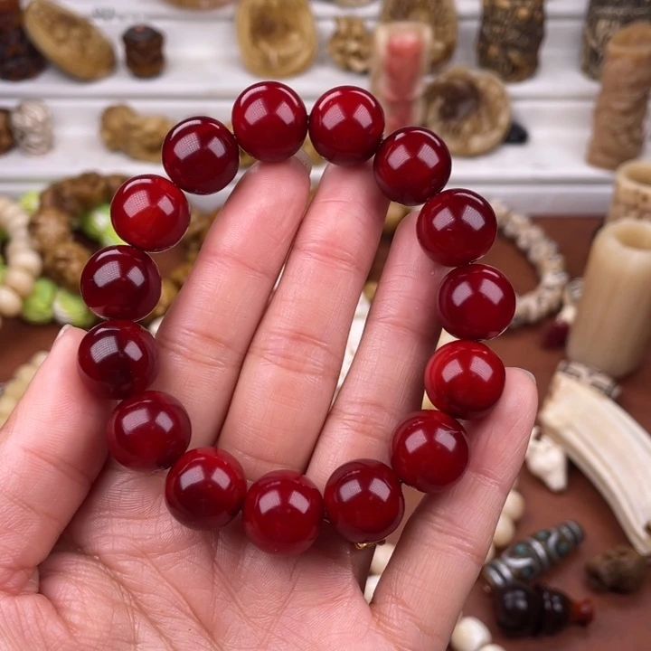 驼骨其他牦牛角圆珠14