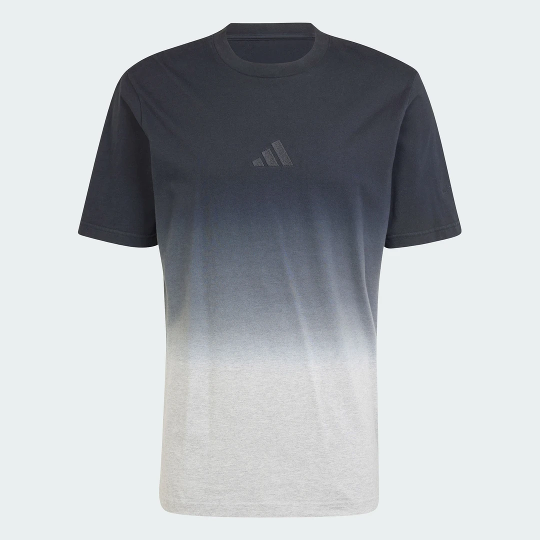 阿迪达斯 渐变运动休闲短袖圆领T恤 JJ3694