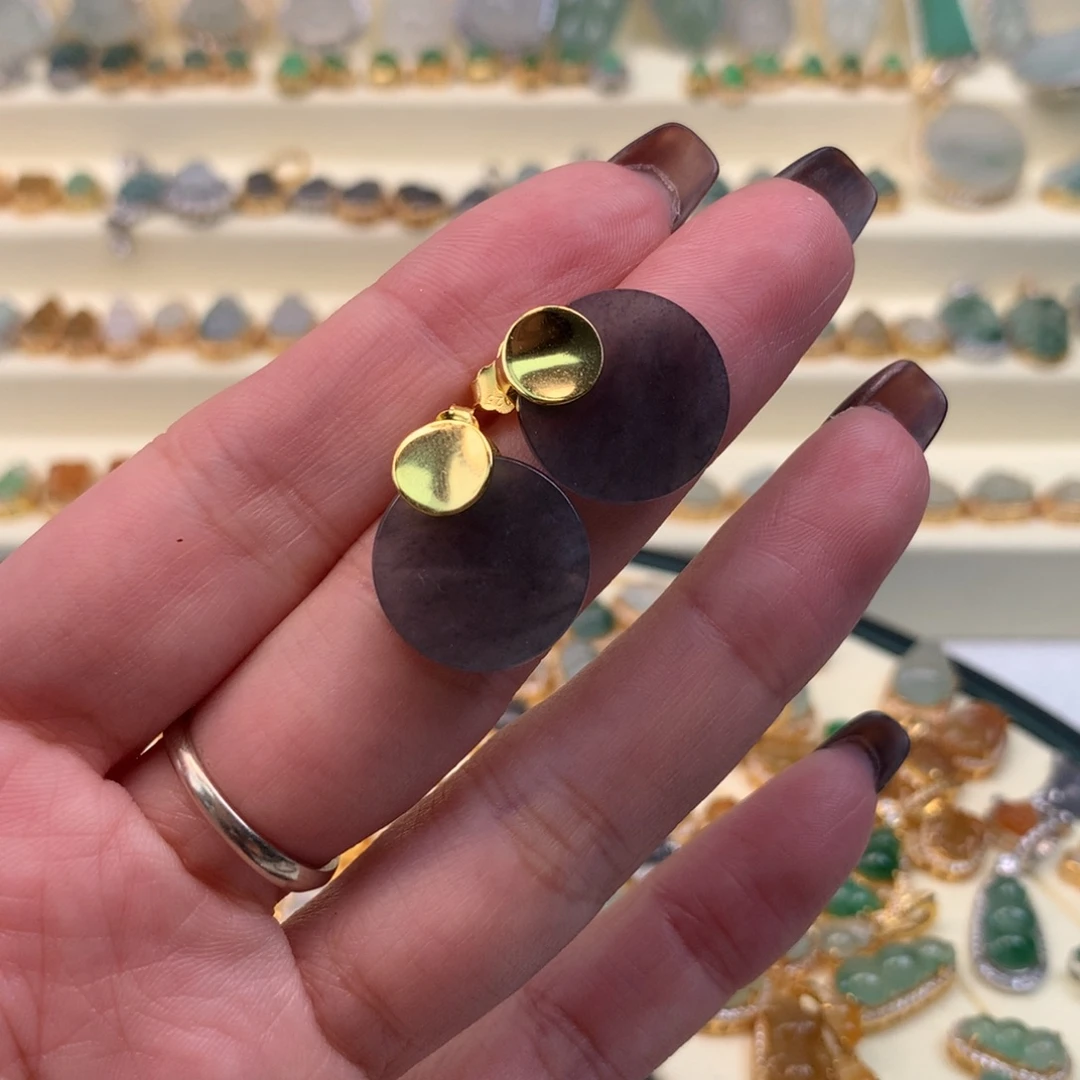 翡翠银S925镶嵌颈饰