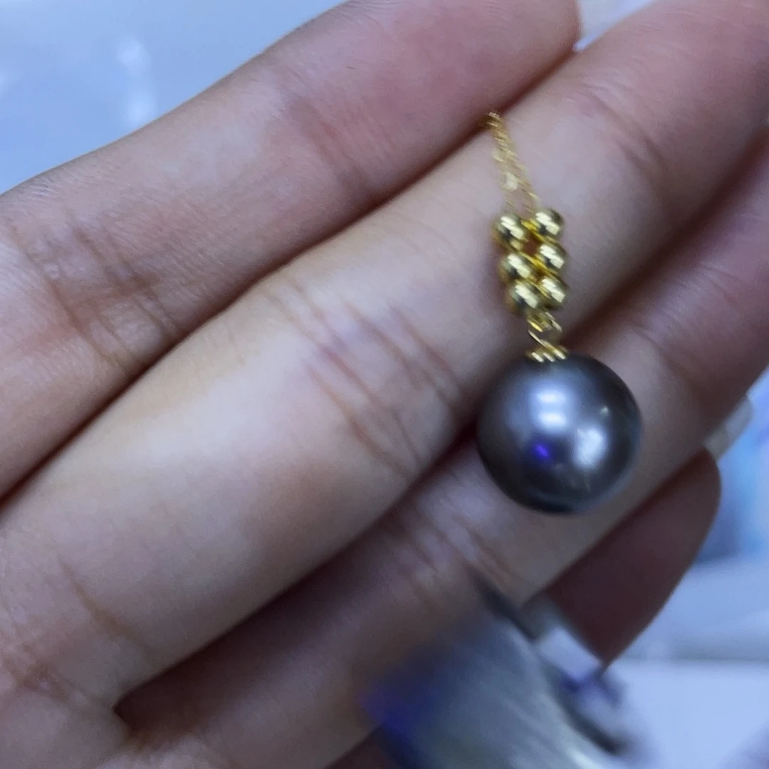海水珍珠18K金镶嵌颈饰