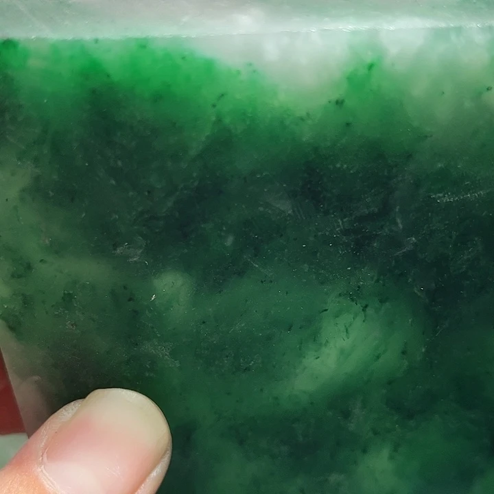 黄***主定制石英质玉（非洲翠）非洲翠手镯定制