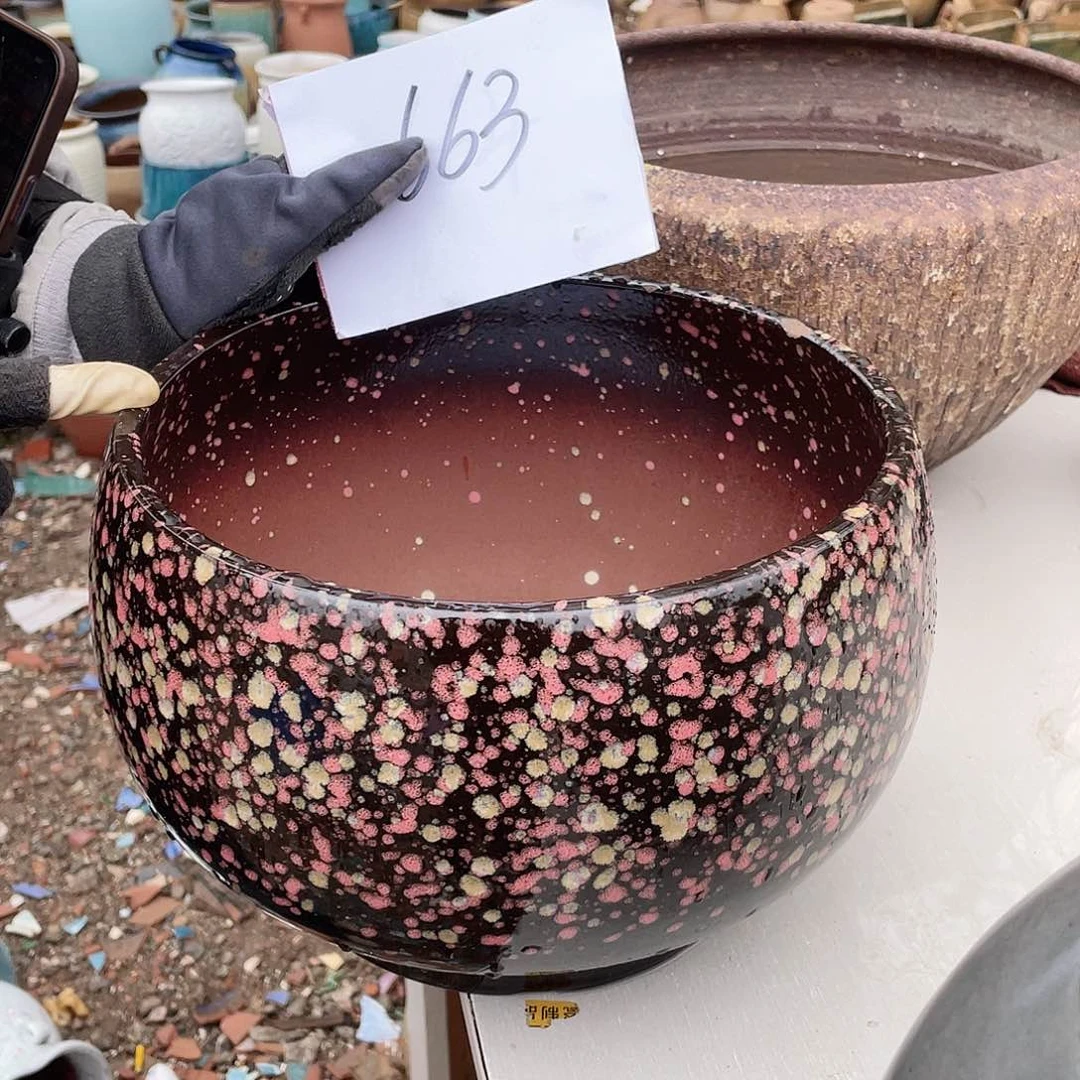 红陶王嫂花盆0215-663