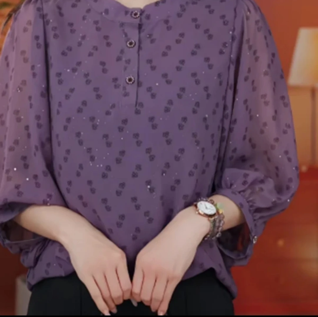 651-【出口原单】优雅时尚气质显瘦衬衫