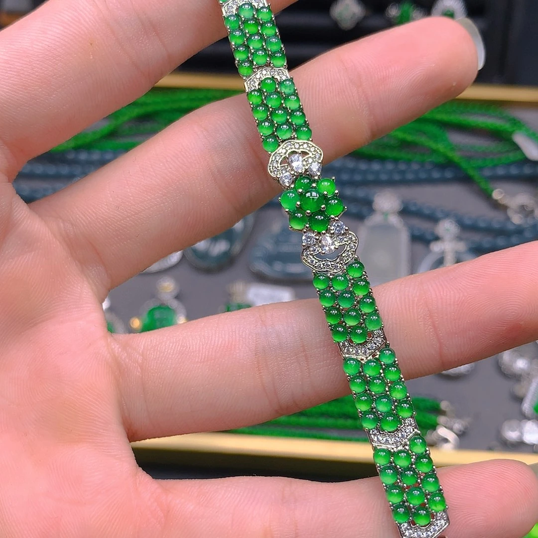 未镶嵌手链翡翠天然