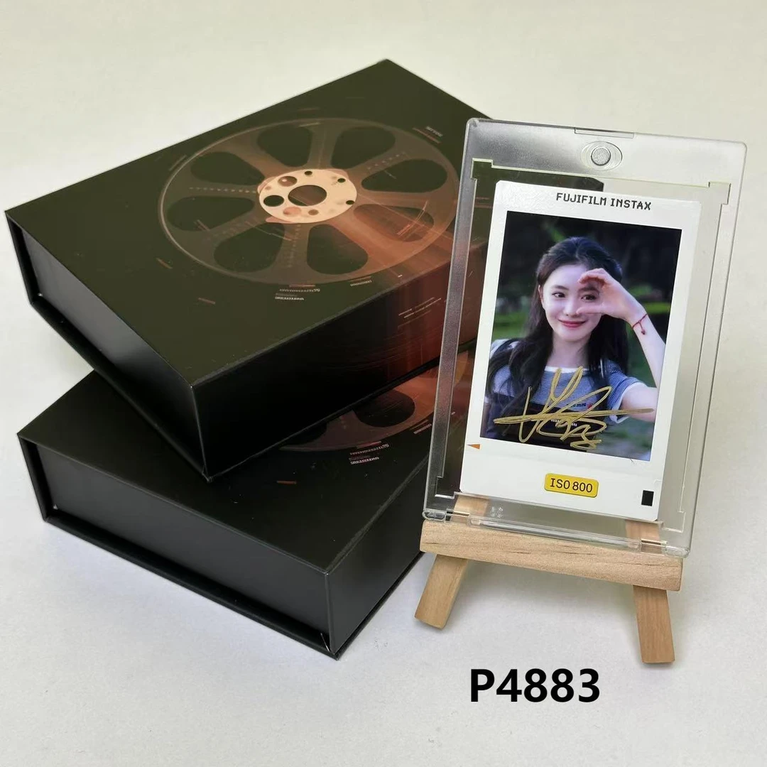 P4883 刘浩存 正品拍立得照片 流光边框