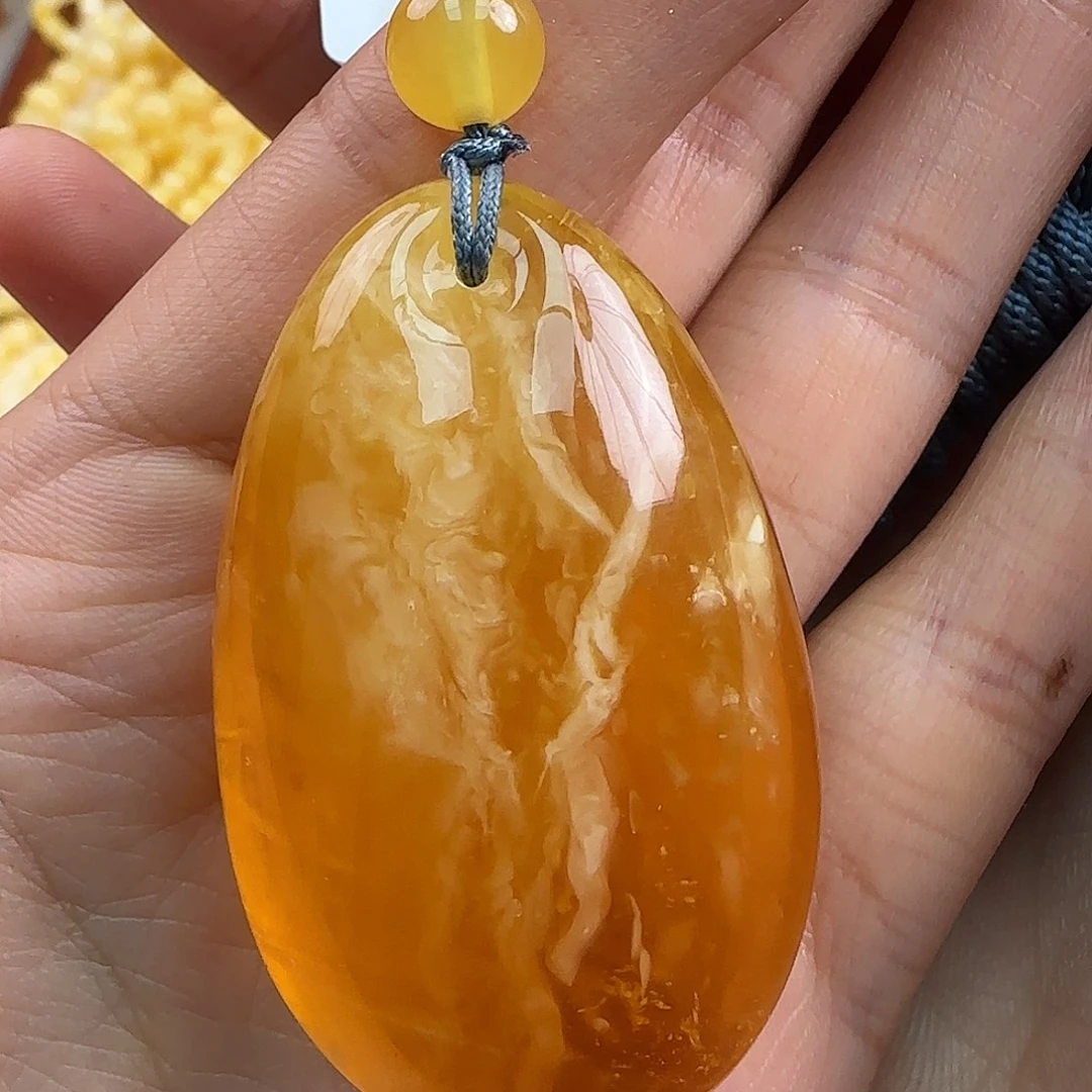 蜜蜡未镶嵌珠宝奇石16.5