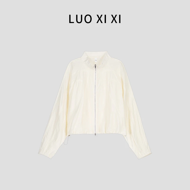 纯色夏季薄款宽松短外套~显瘦防晒女时尚上衣0420