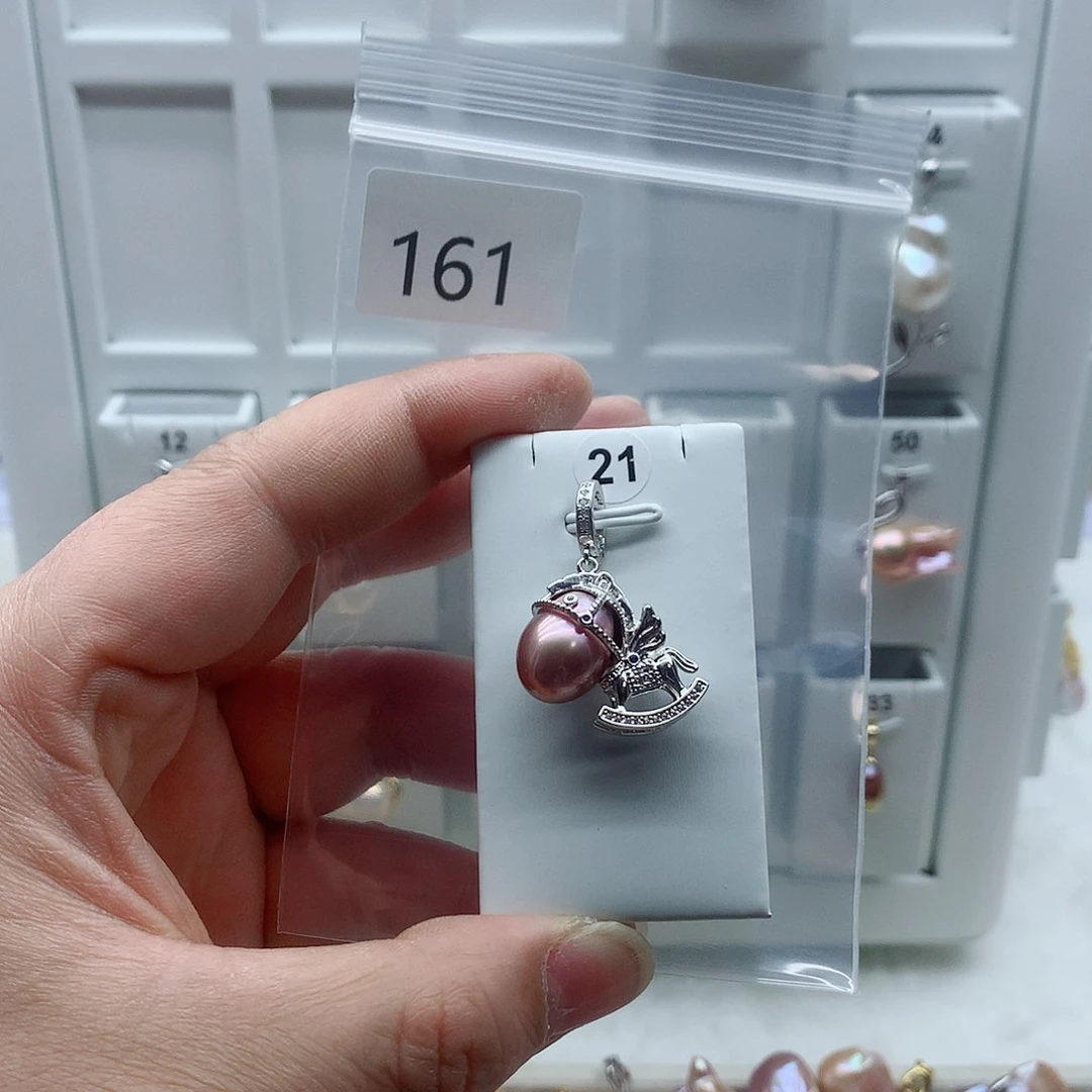 吊坠(不含链)淡水珍珠合金