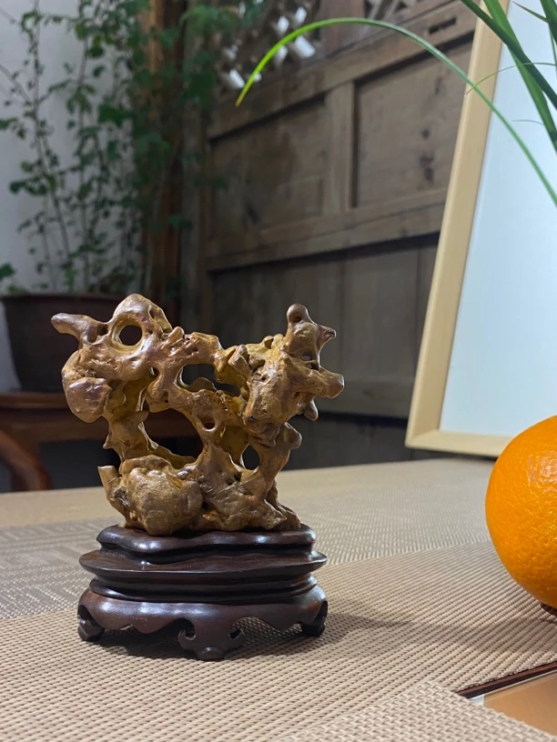 太湖水石 摆件 茶桌茶台