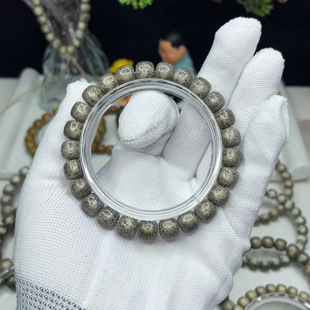 星月菩提手串9mm 灰冰细星f3