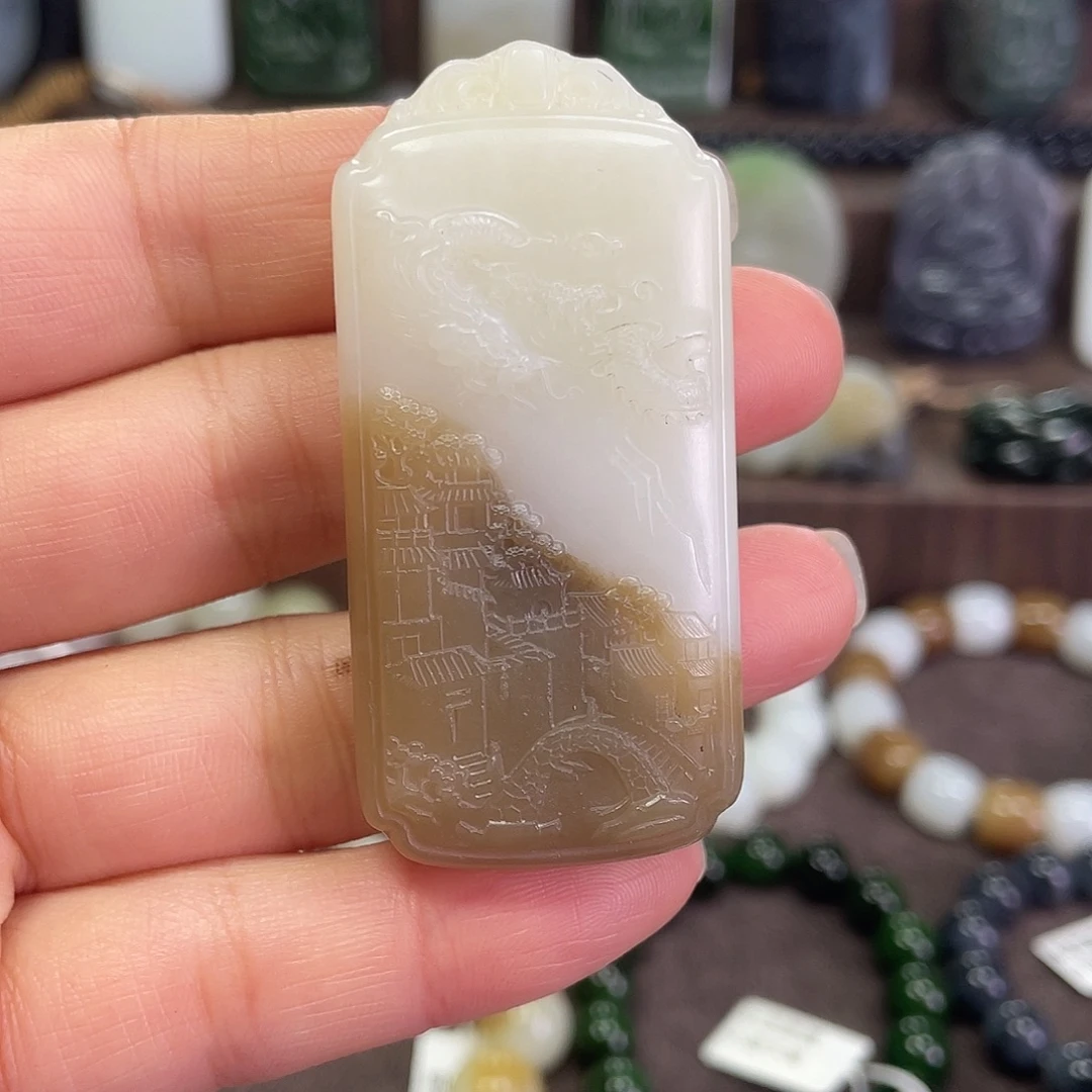 和田玉未镶嵌手链