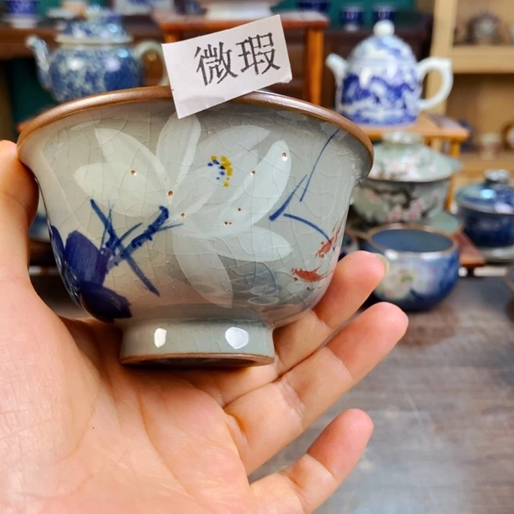 瓷片手工制作工艺精湛等特点