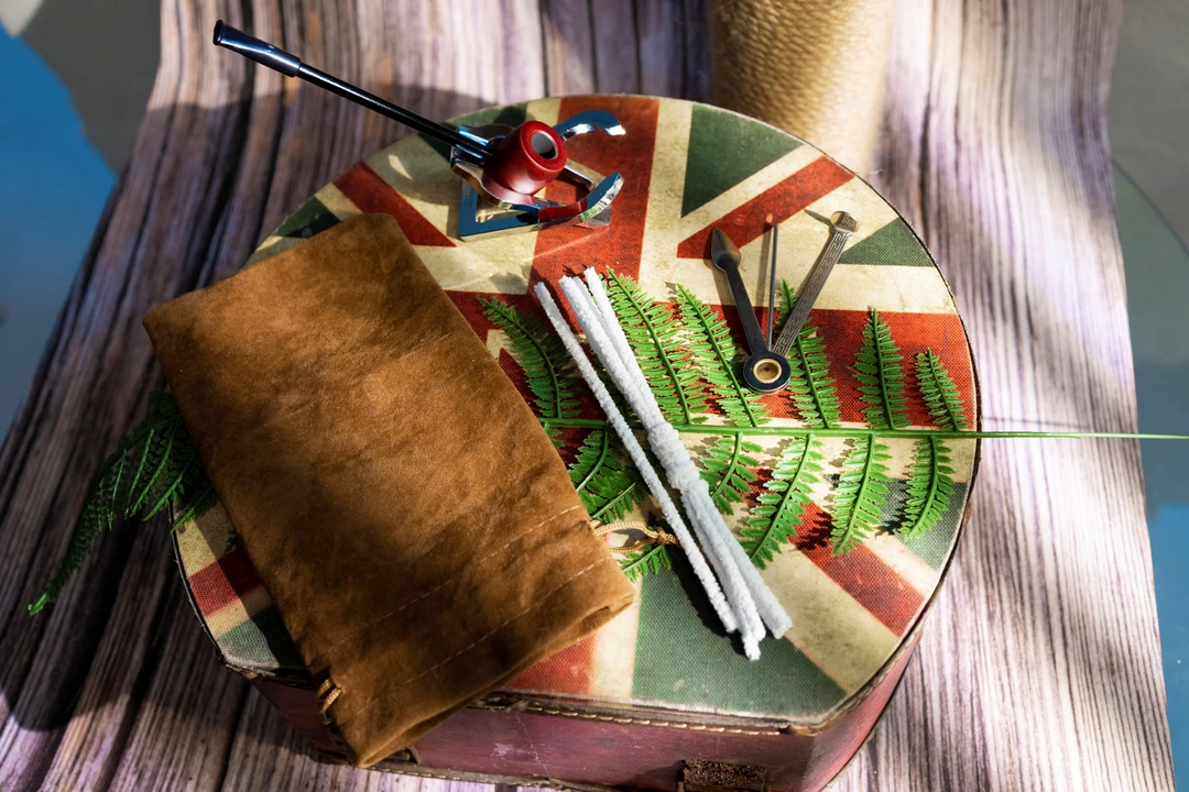 (直播专用)逍遥黑檀木小号实木烟斗直斗专用斗石楠木水手斗