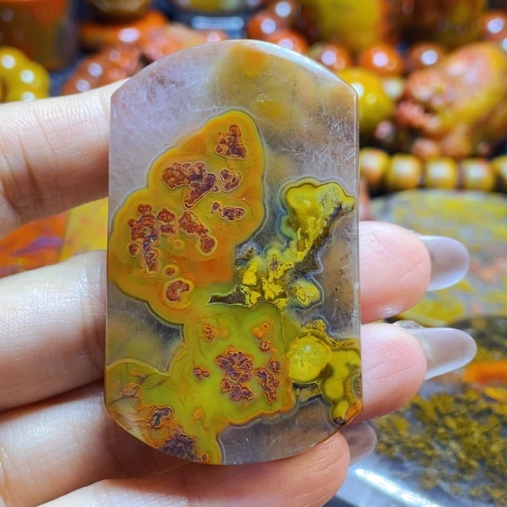 未镶嵌战国红吊坠玛瑙/玉髓