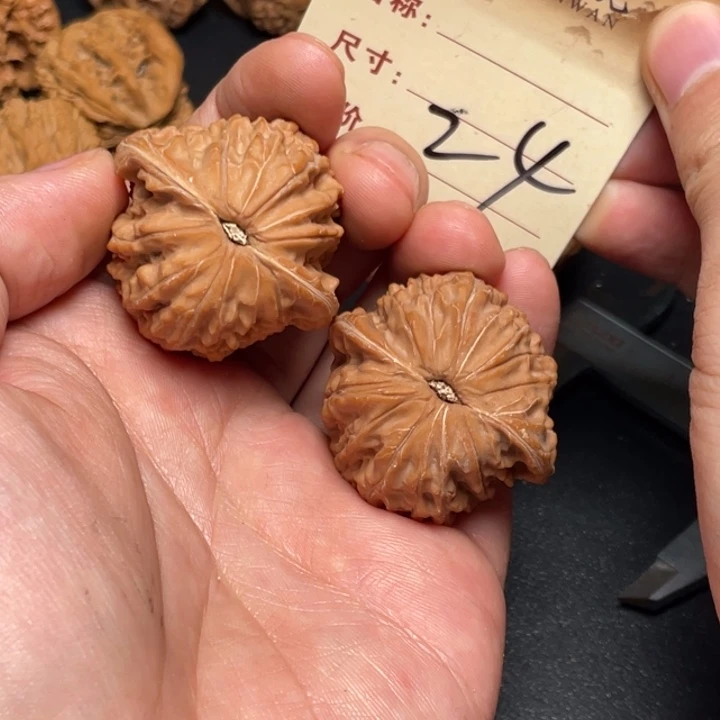 把件文玩核桃磨盘39尺全品白茬24