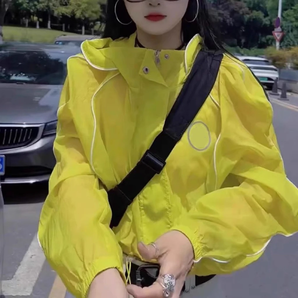 【9659】影#休闲百搭抽绳连帽防晒外套