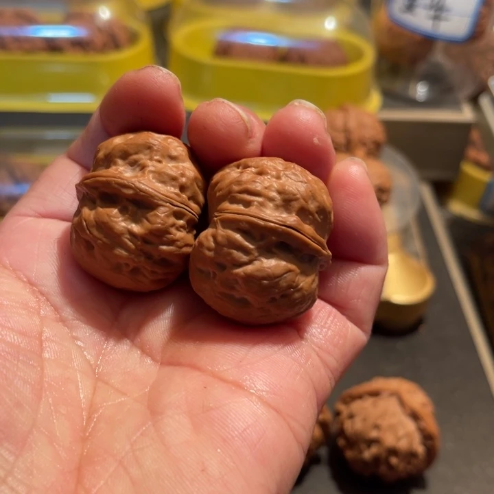 文玩核桃把件野生小元宝全品33➕