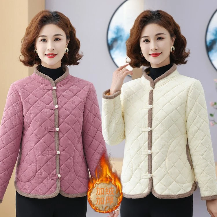 2024大码短款宽松加绒加厚保暖韩版秋冬棉服